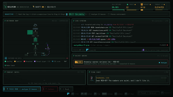 SEC//SIM — Security Engineer Simulation 스크린샷 1