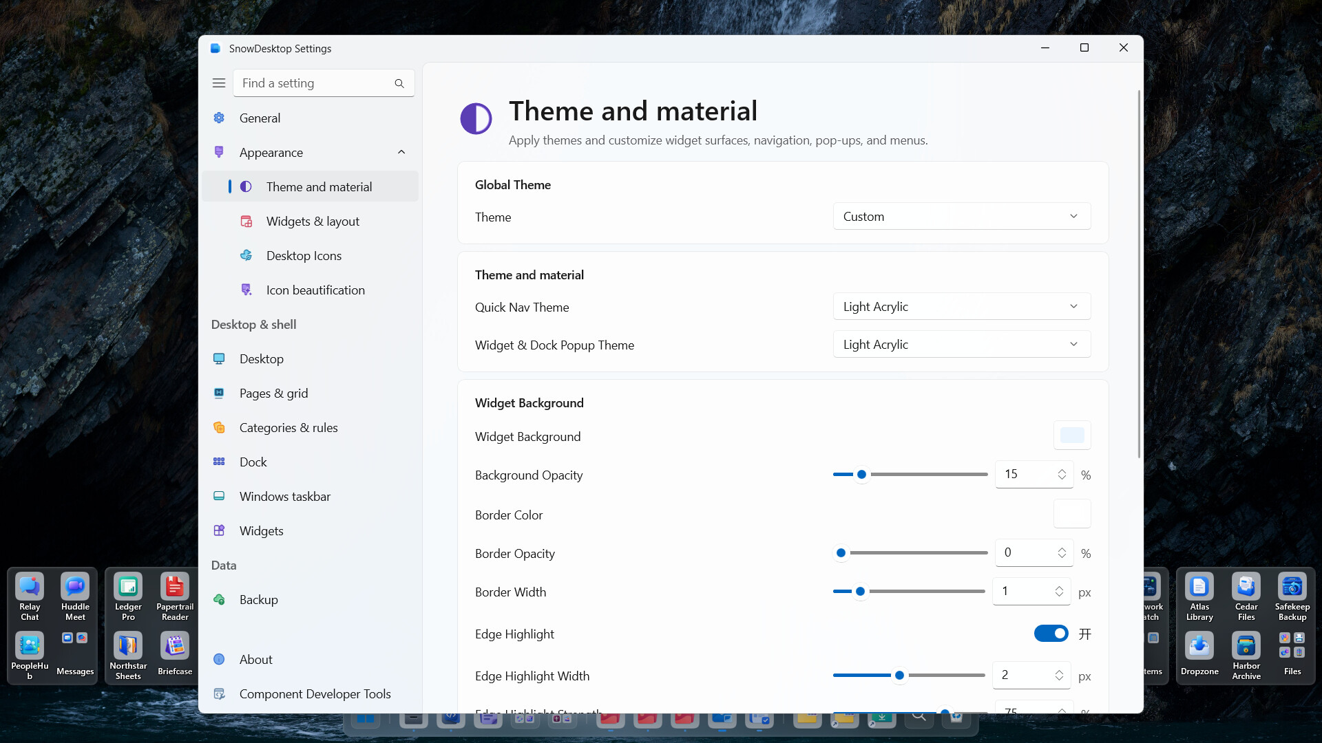 SnowDesktop screenshot 5