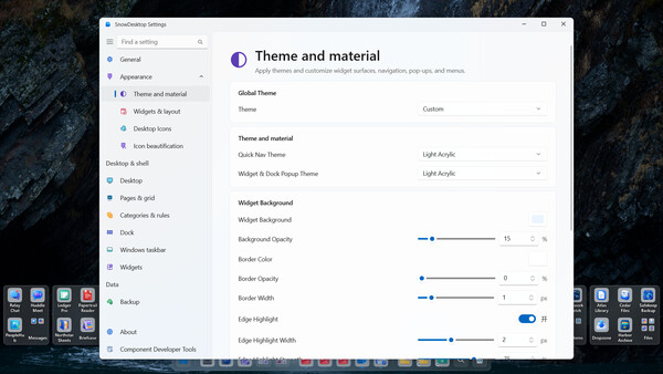 SnowDesktop screenshot 5