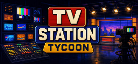 TV Station Tycoon — Steam header