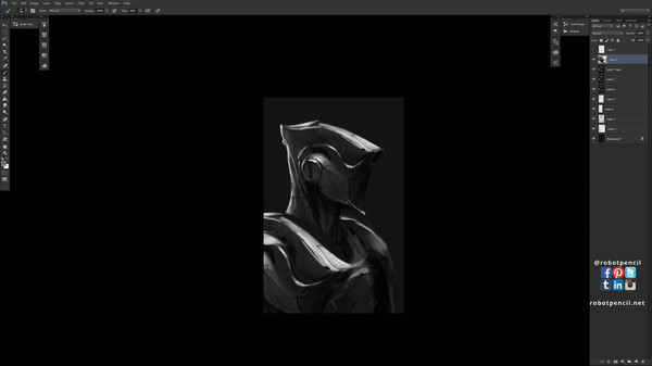 Robotpencil Presents: Setting up Lights in a Painting