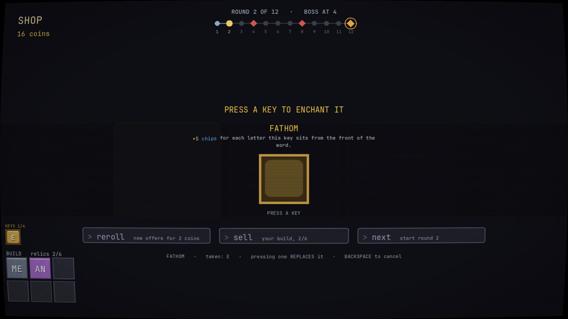 Typesmith - A Typing Roguelike screenshot 1