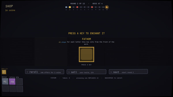 Typesmith - A Typing Roguelike 스크린샷 1