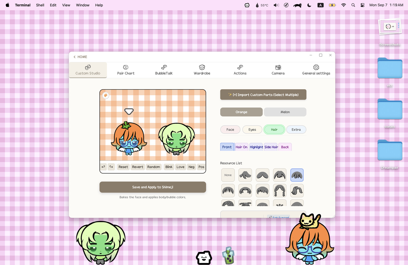 Desktop Dreampair screenshot 3