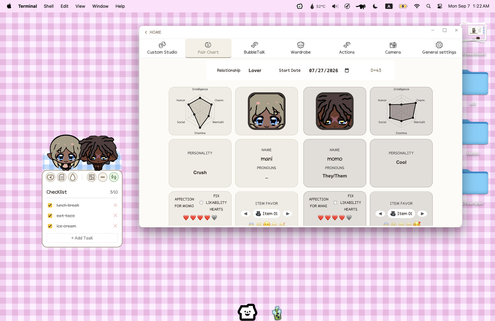 Desktop Dreampair screenshot 5