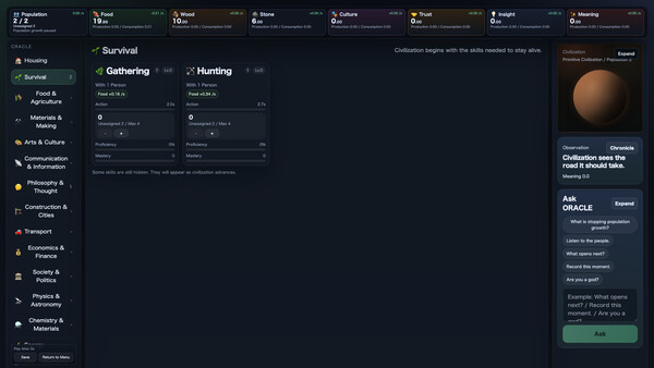 ORACLE: Humanity, Automated official gameplay screenshot 2