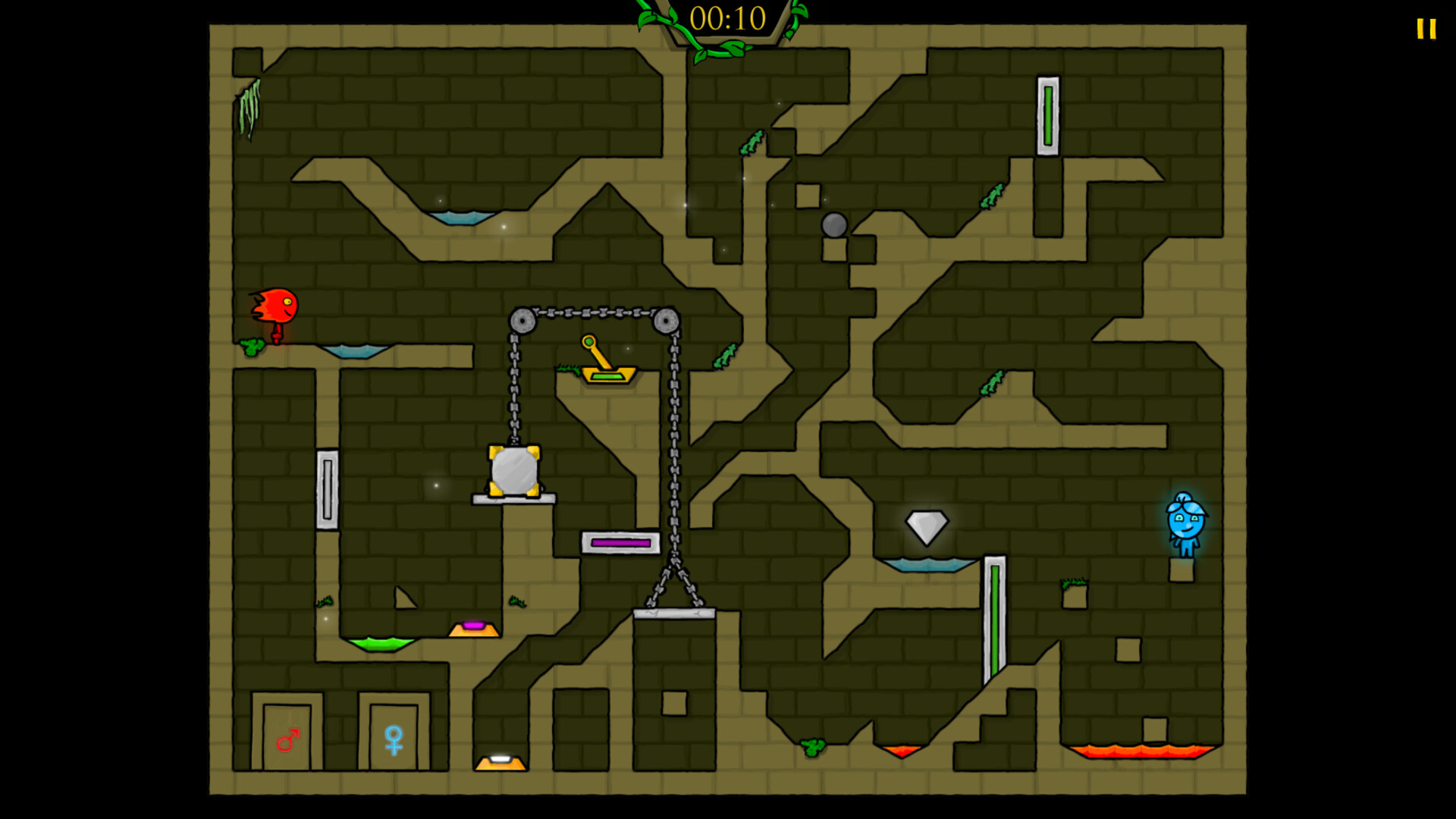 Fireboy & Watergirl 1: The Forest Temple screenshot