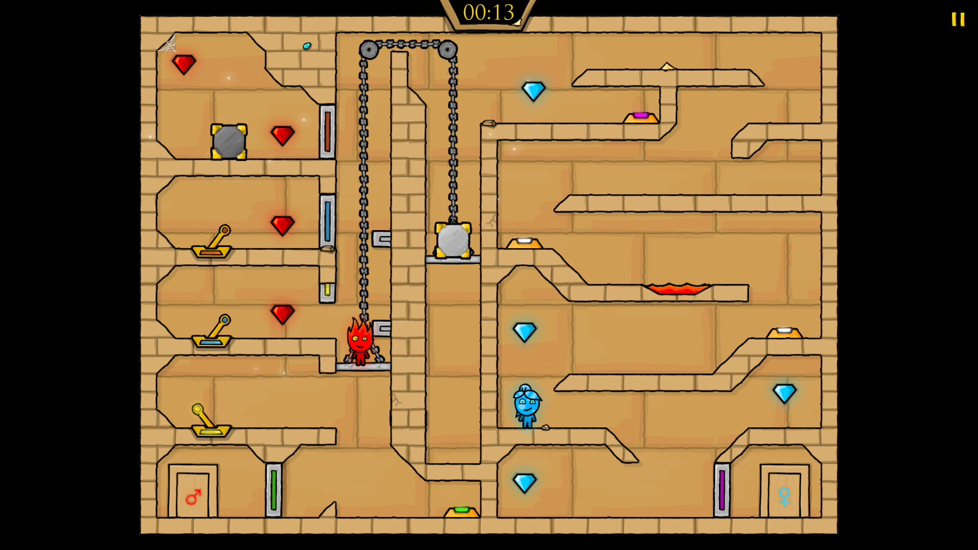 Fireboy & Watergirl 2: The Light Temple screenshot 5