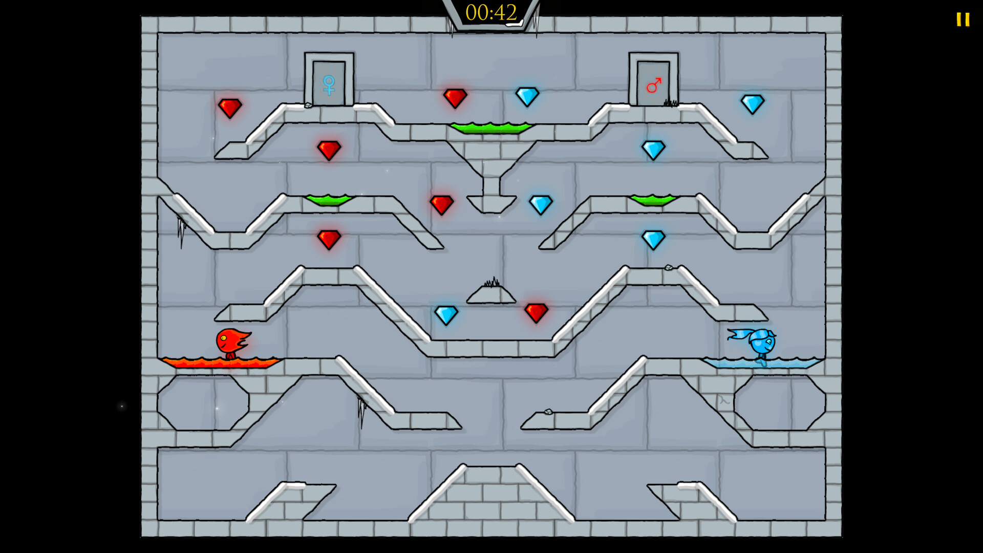 Fireboy & Watergirl 3: The Ice Temple screenshot