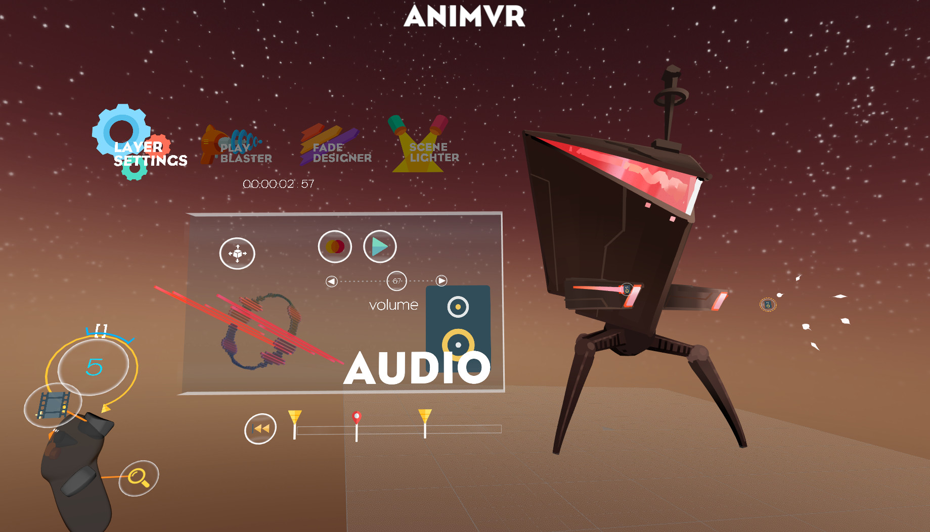 #3. AnimVR (Steam) Podle: NVRMIND