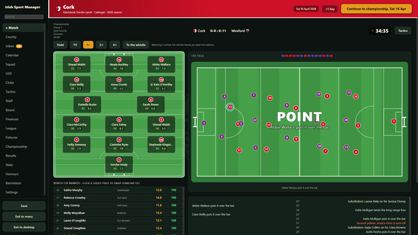 Irish Sport Manager Demo 스크린샷 2