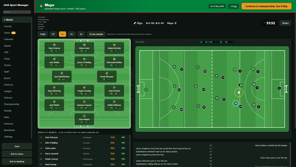 Irish Sport Manager Demo 스크린샷 1