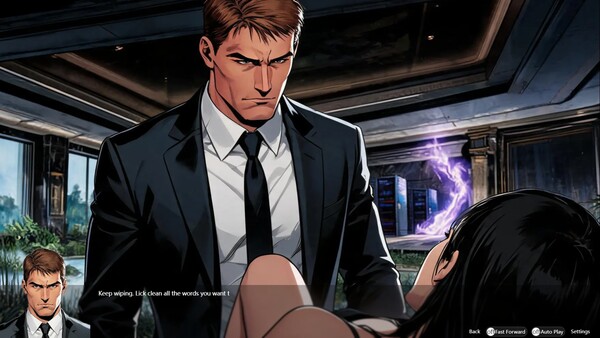 Beautiful Subordinates Kneeling Beside Hero