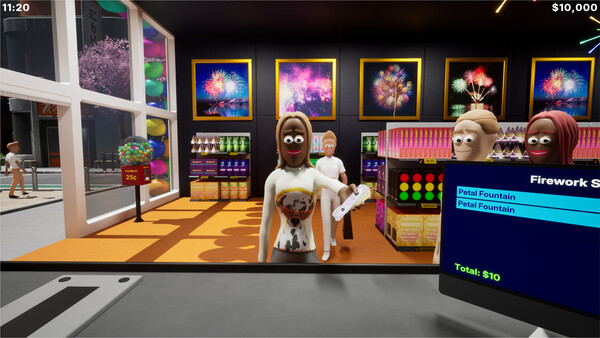 Firework Store Simulator Screenshot