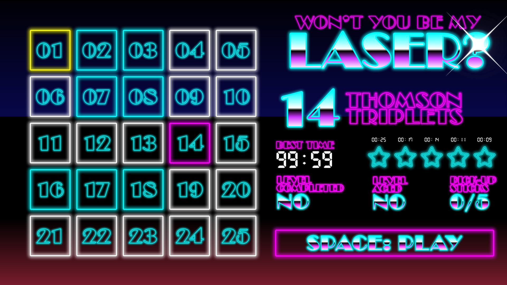 #3. Won't You Be My Laser? (Steam) Podle: Chequered Ink Ltd.