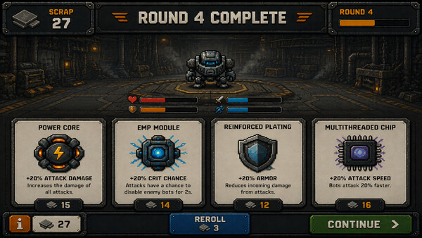 Battle Bots Auto Battler  스크린샷 4
