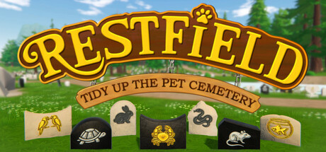 Restfield: Tidy Up the Pet Cemetery — Steam game cover