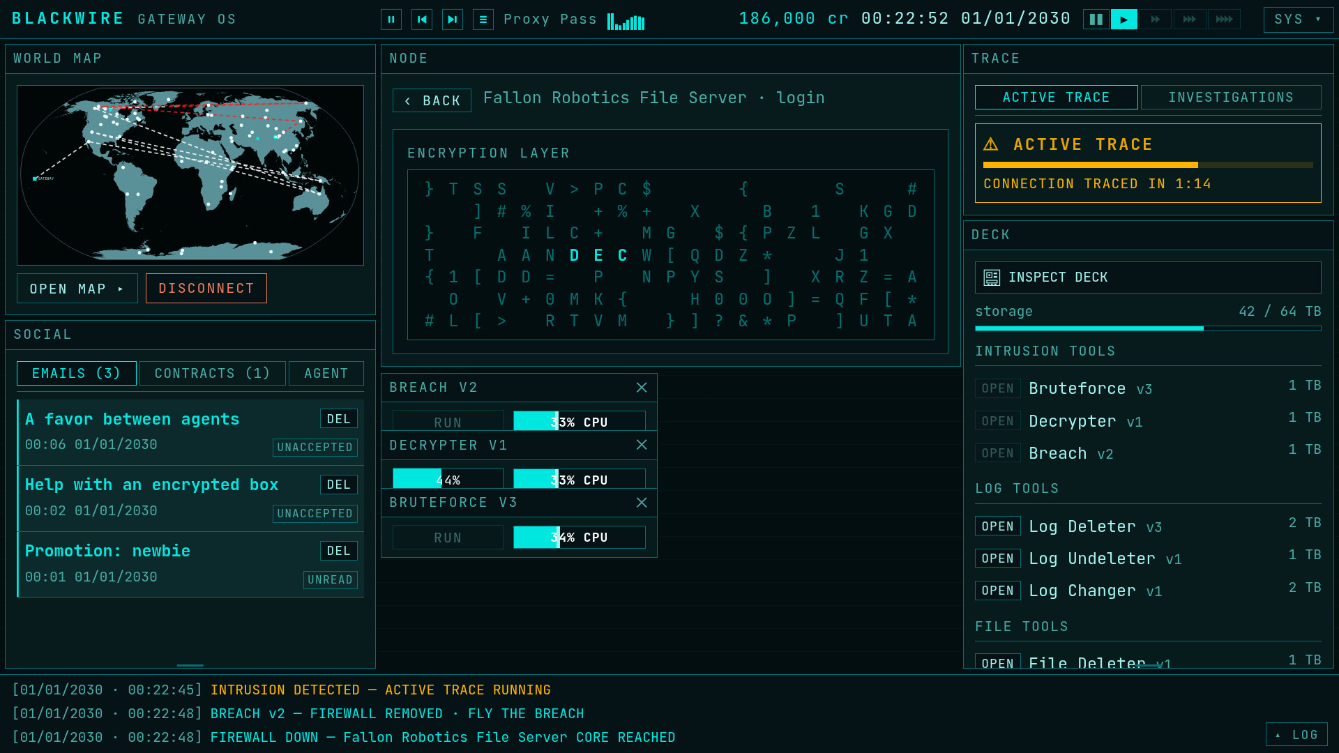 Blackwire screenshot