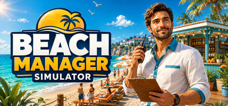 Beach Manager Simulator — Steam game cover