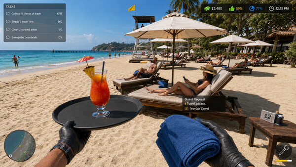 Beach Manager Simulator 스크린샷 4