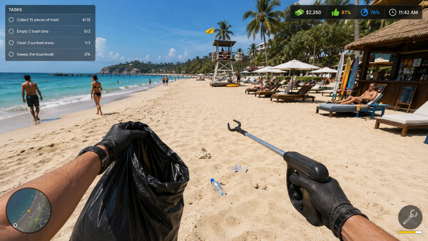 Beach Manager Simulator 스크린샷 2