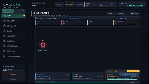 Aim Clicker — скриншот 1