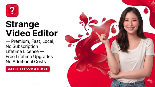 Strange Video Editor — Premium, Fast, Local, No Subscription screenshot 3