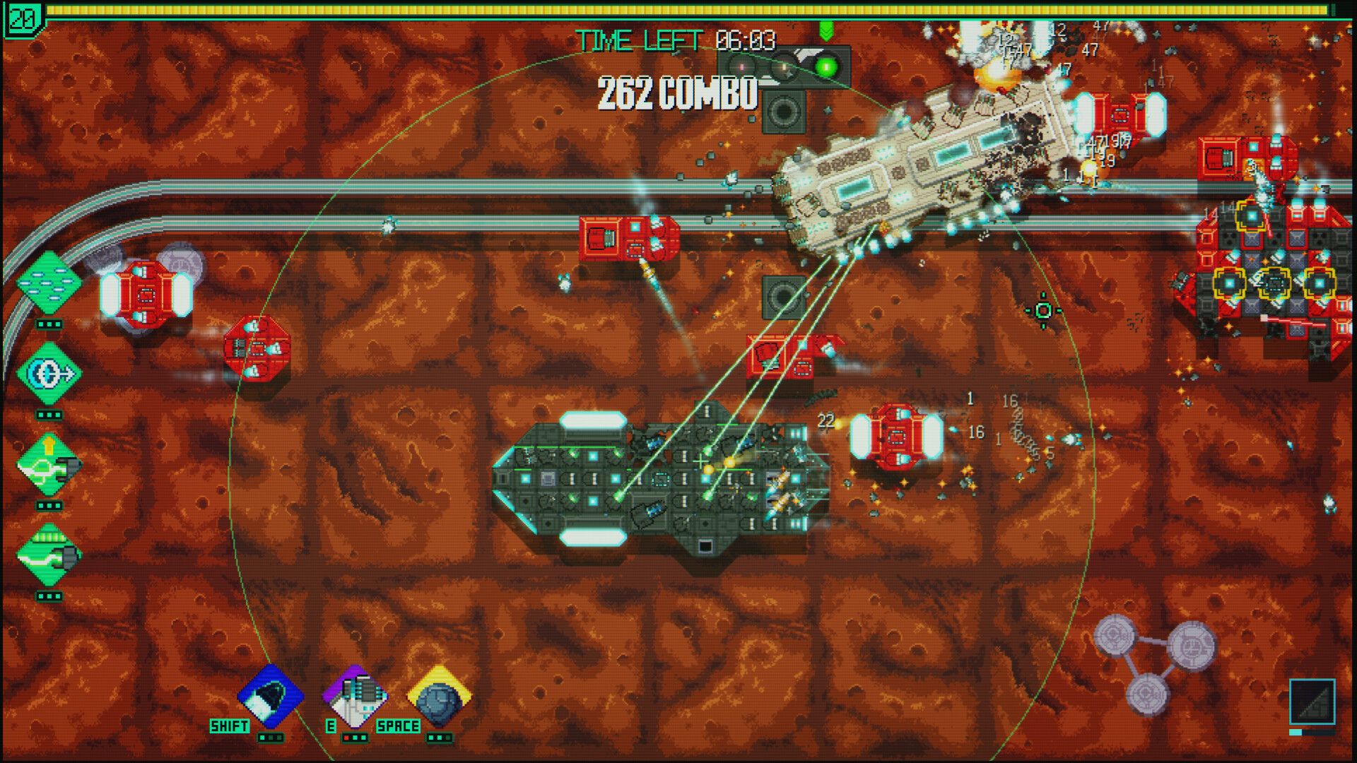Literally A Flying Brick : The Ship Building Shooterのスクリーンショット 1