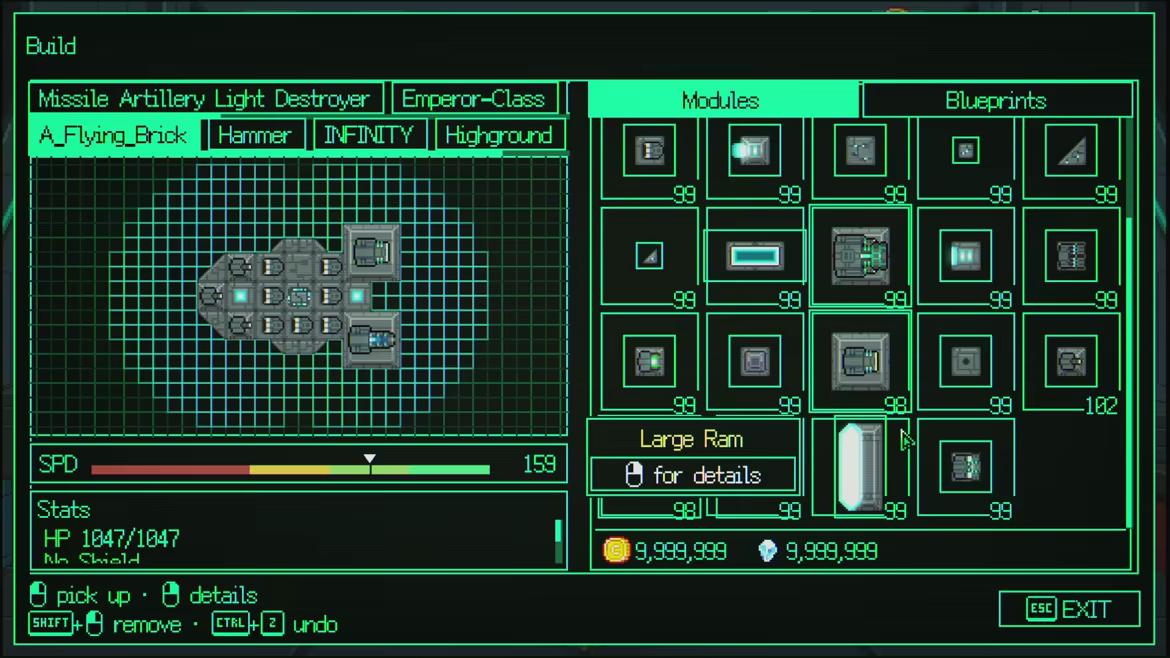 Literally A Flying Brick : The Ship Building Shooter video 2