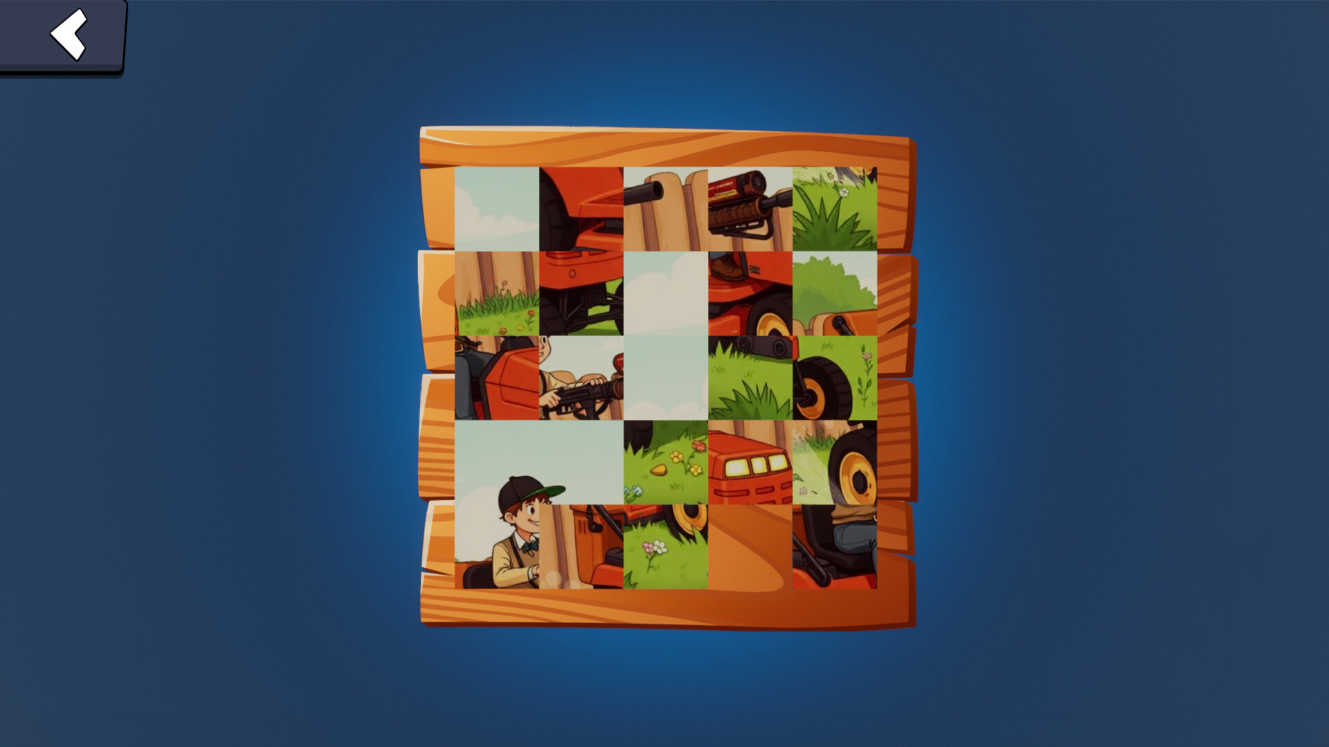 Lawnmower Puzzle screenshot