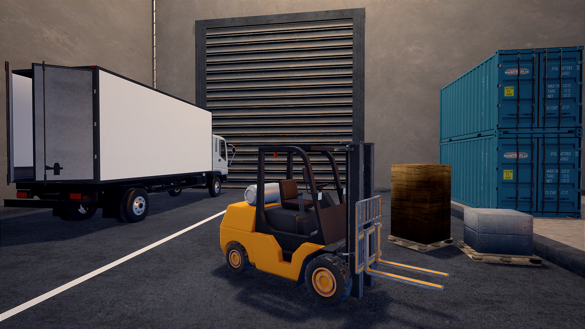 Forklift Logistics Simulator screenshot #1