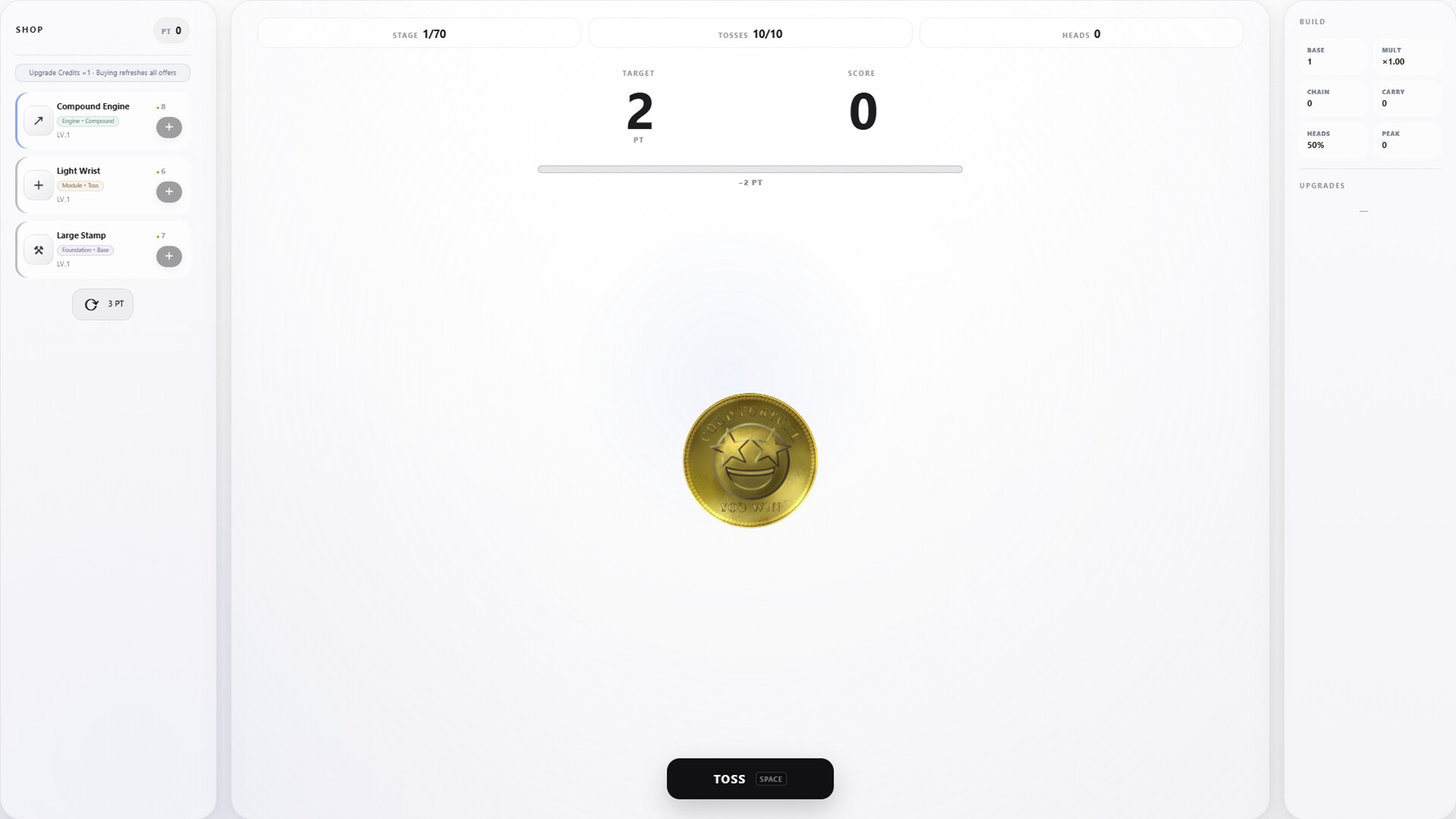 A cointoss roguelike screenshot 4