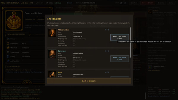 Auction Simulator Screenshot