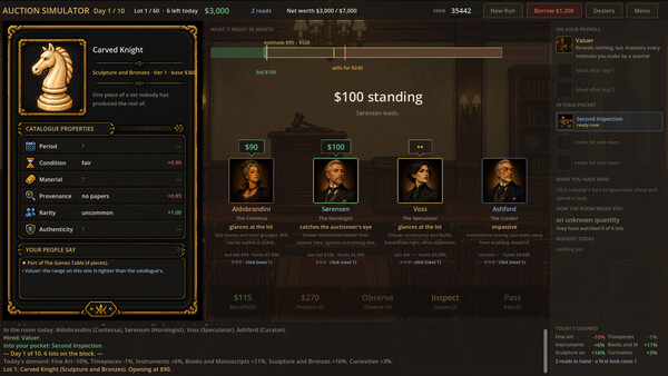 Auction Simulator 스크린샷 1