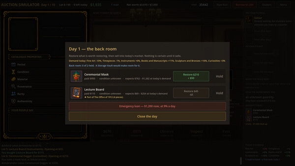 Auction Simulator Screenshot