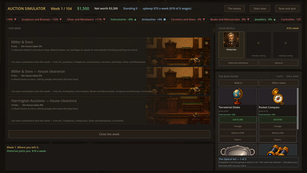 Auction Simulator Screenshot