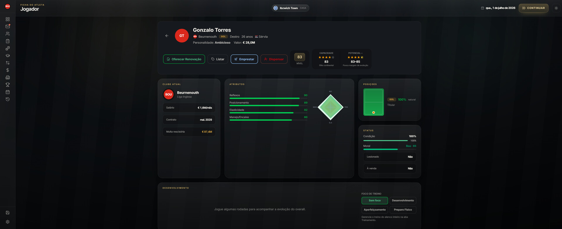 Footy Manager screenshot 3