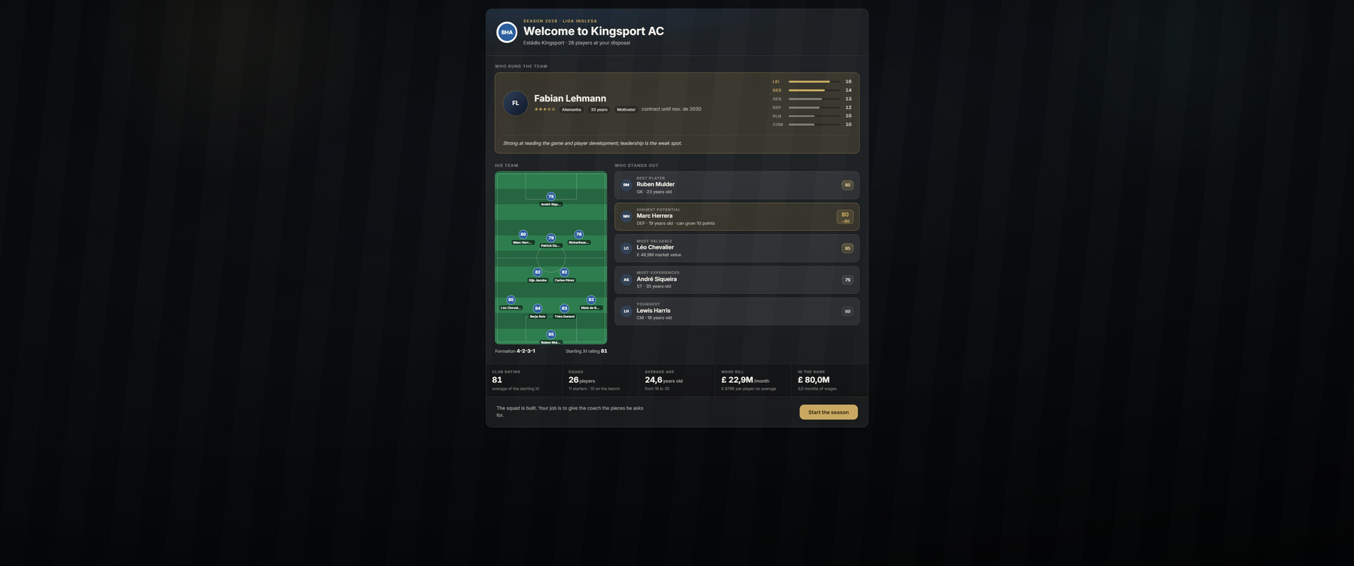 Footy Manager screenshot 8