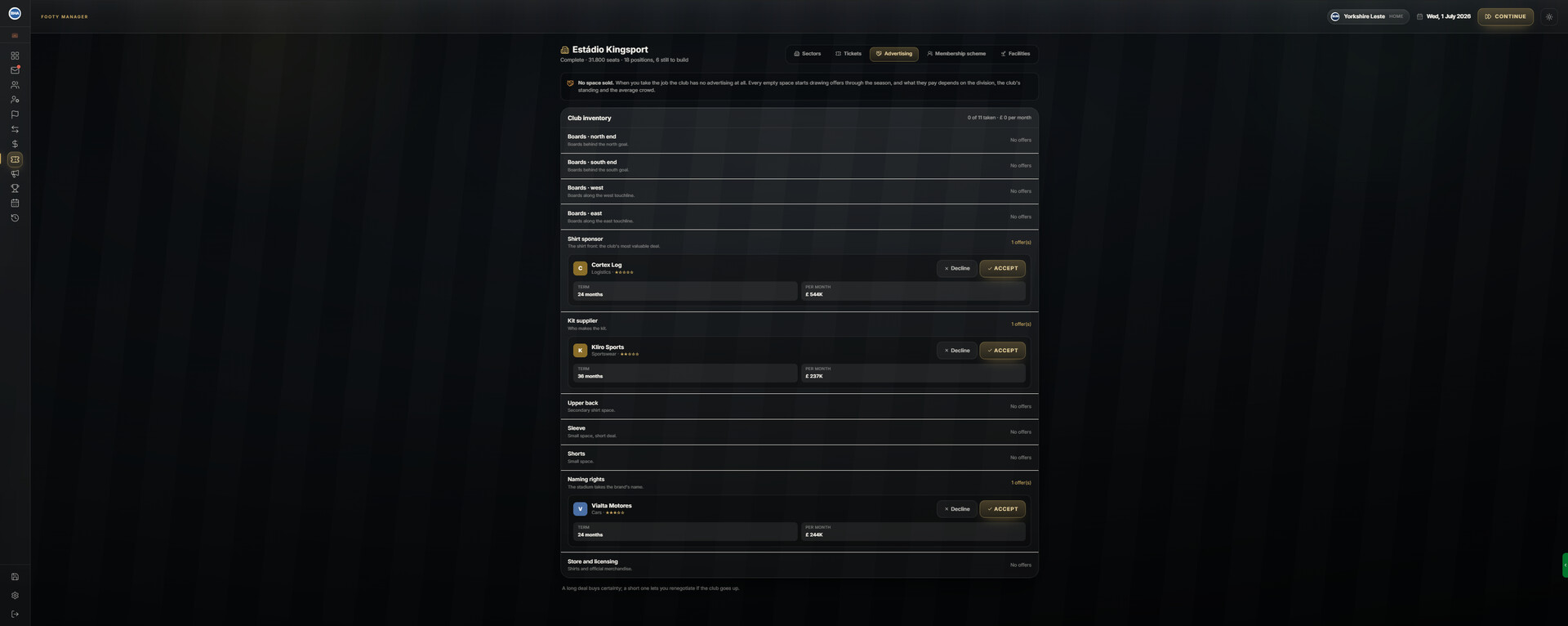 Footy Manager screenshot 11