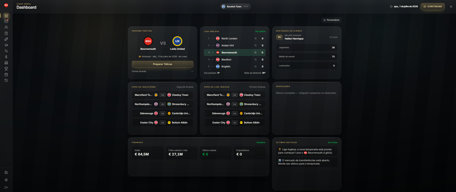 Footy Manager screenshot #6