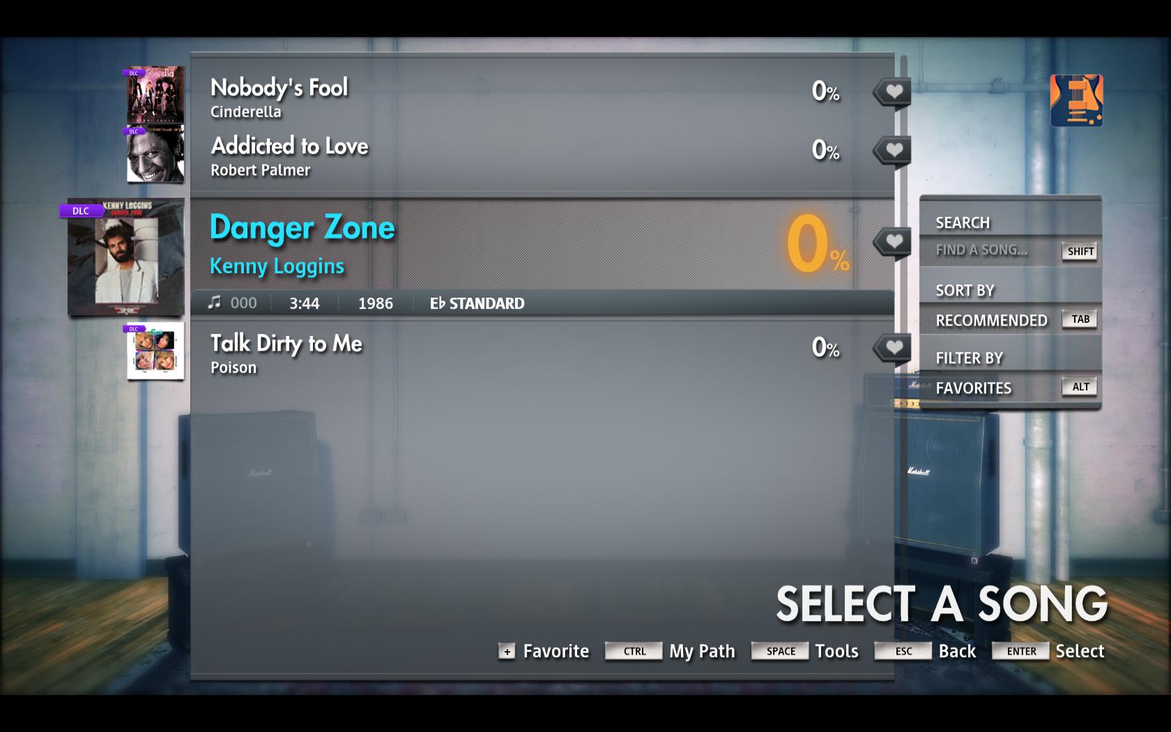 Rocksmith® 2014 Edition - Remastered – Kenny Loggins - “Danger Zone” Featured Screenshot #1