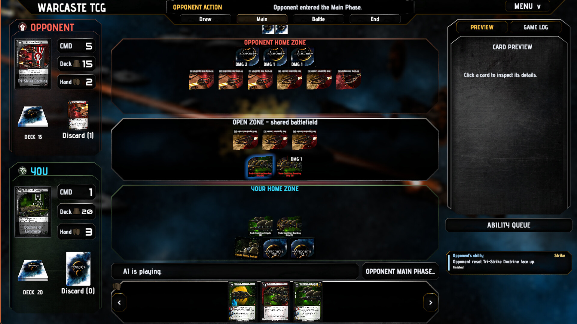 Warcaste TCGのスクリーンショット 1