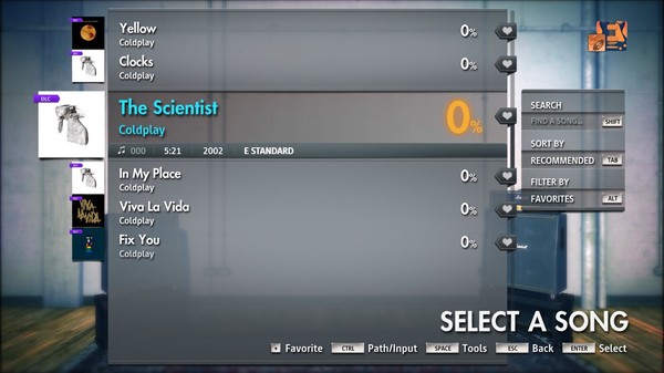 Rocksmith® 2014 Edition – Remastered – Coldplay - “The Scientist”