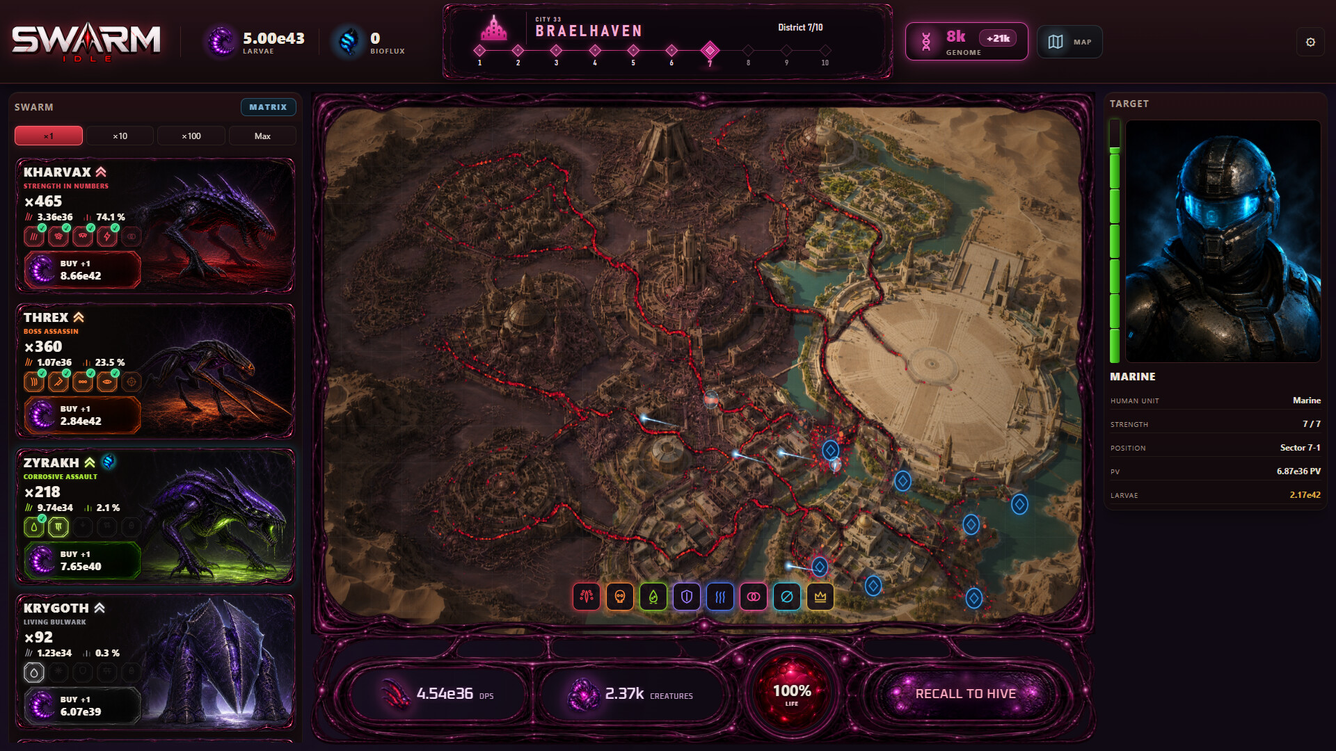 Swarm Idle screenshot 1