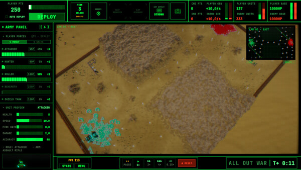 ALL OUT WAR Demo 스크린샷 3