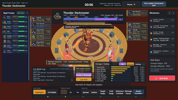 Raid Leader Simulator 스크린샷 1