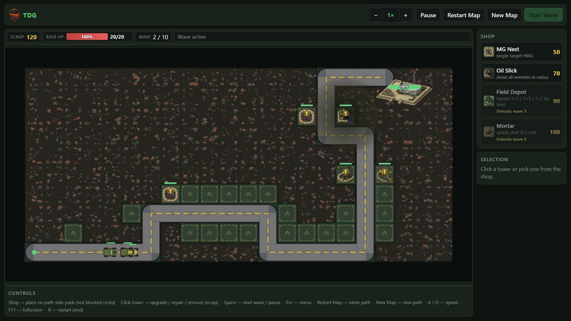 TDG: Tower Defense screenshot 1