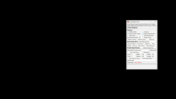 Screen Regions screenshot 1