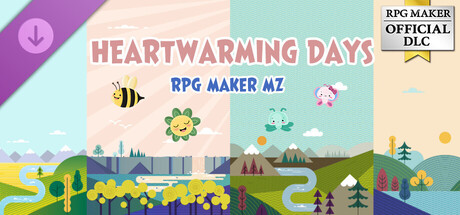 Capa de RPG Maker MZ - HEARTWARMING DAYS