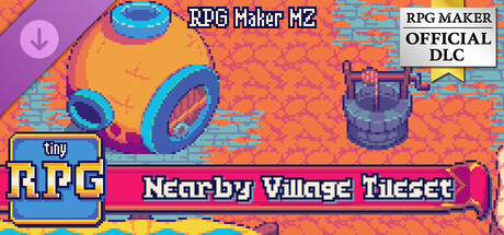 Capa oficial de RPG Maker MZ - TinyRPG - Nearby Village Tileset